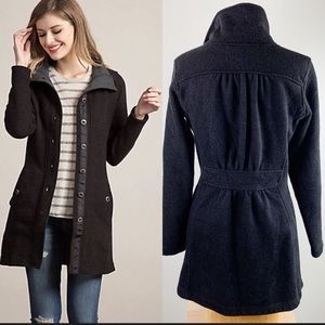 KÜHL SAVINA BLACK ALFPACA FLEECE PARKA